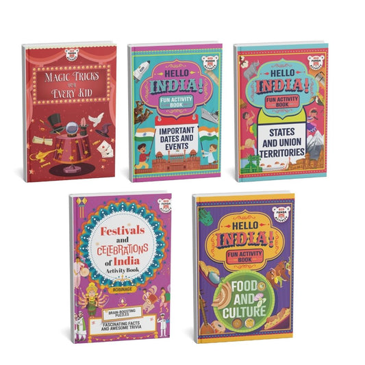 Fun & Learn India: 5-Book Activity Pack – ₹899