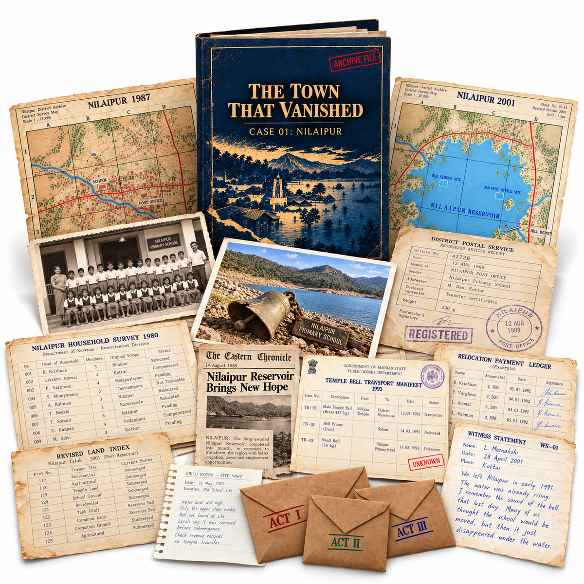 THE MYSTERY ARCHIVE (Game)- Six Case File Set