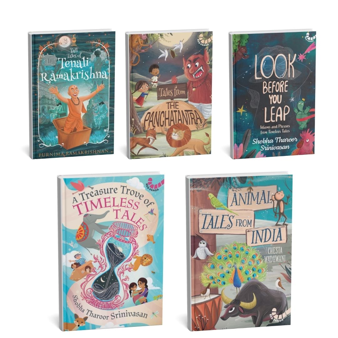 ✨ Legends & Laughs: 5-Book Kids Set(₹899)