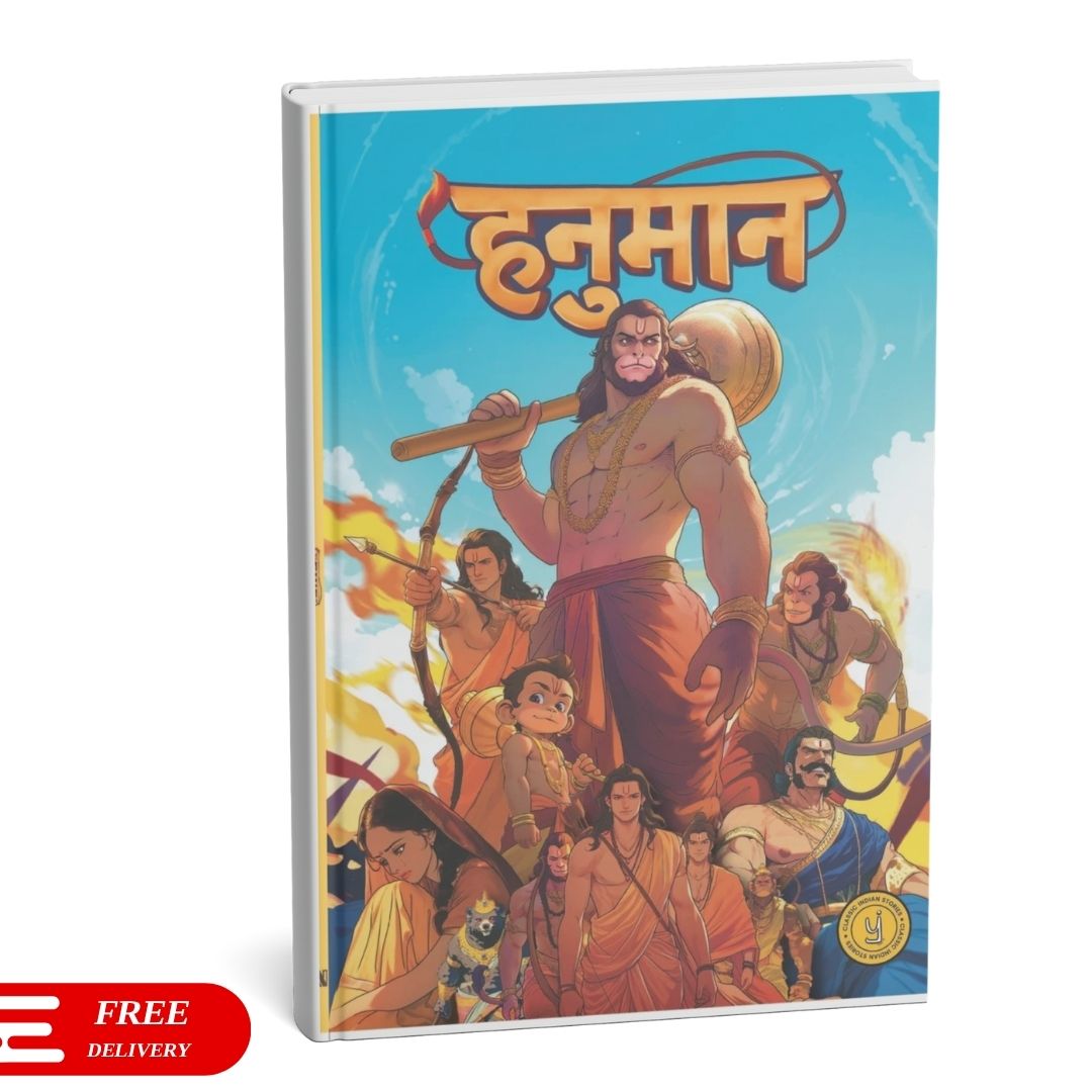 Hindi Comic Book Bundle Krishna, Shiv, Hanuman & Ganesh Stories (Set of 4)