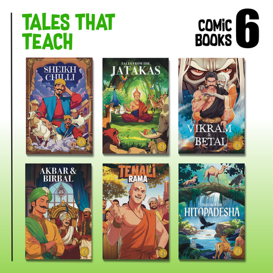 Tales That Teach - 6 comic book set (English)