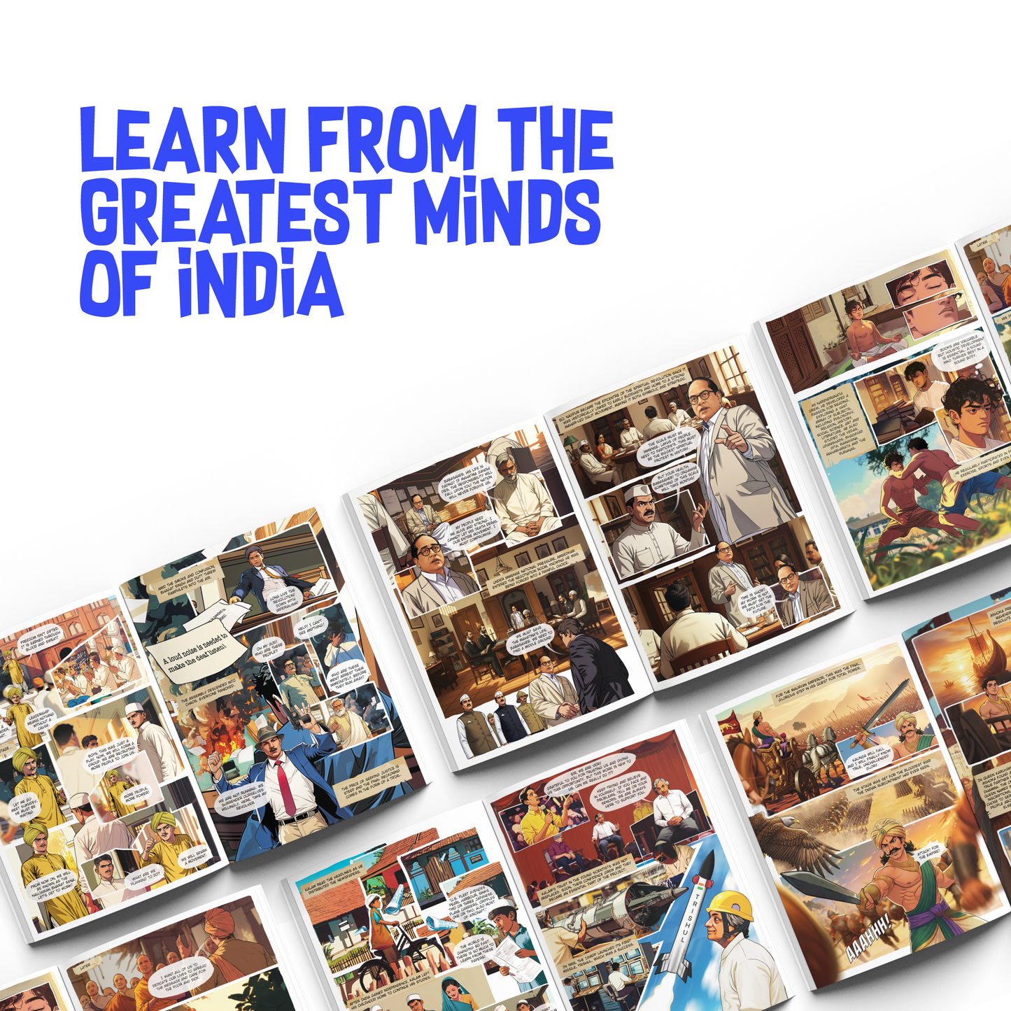 Icons of india - 6 comic book set (English)