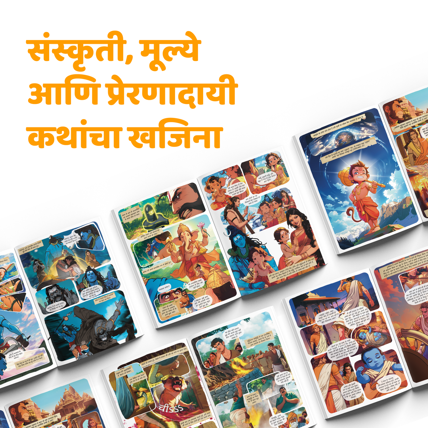 Indian Classic Bundle - 6 Book Set (Marathi)