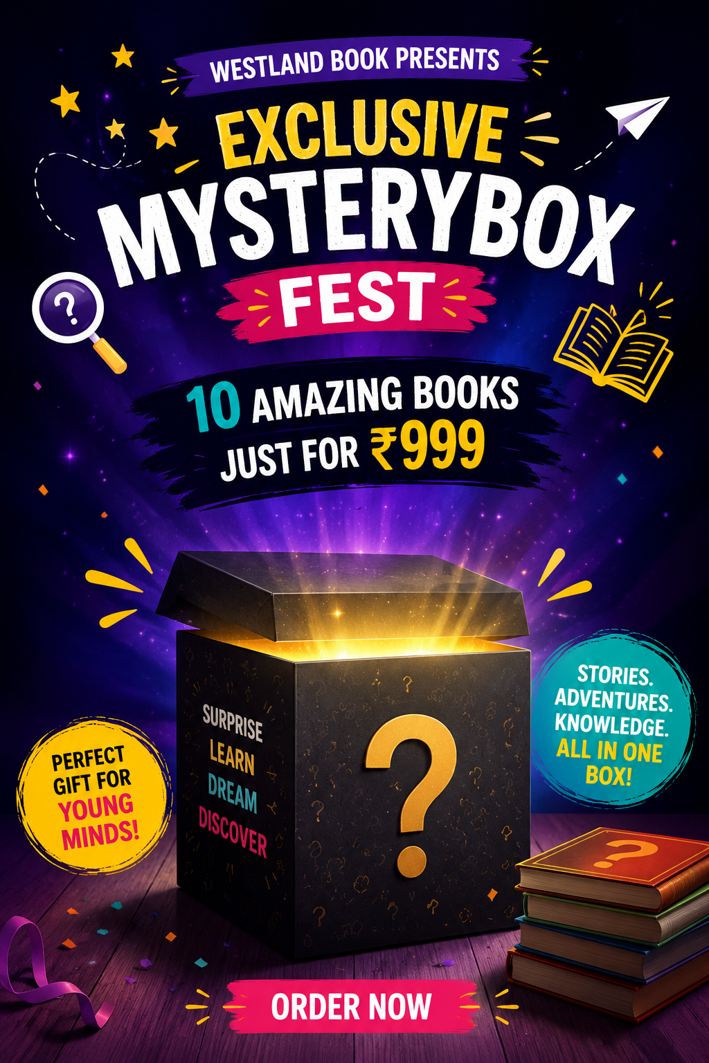 Mystery Box Kids (English) - 10 Book set