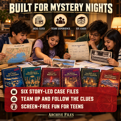 THE MYSTERY ARCHIVE (Game)- Six Case File Set