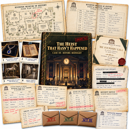 THE MYSTERY ARCHIVE (Game)- Six Case File Set