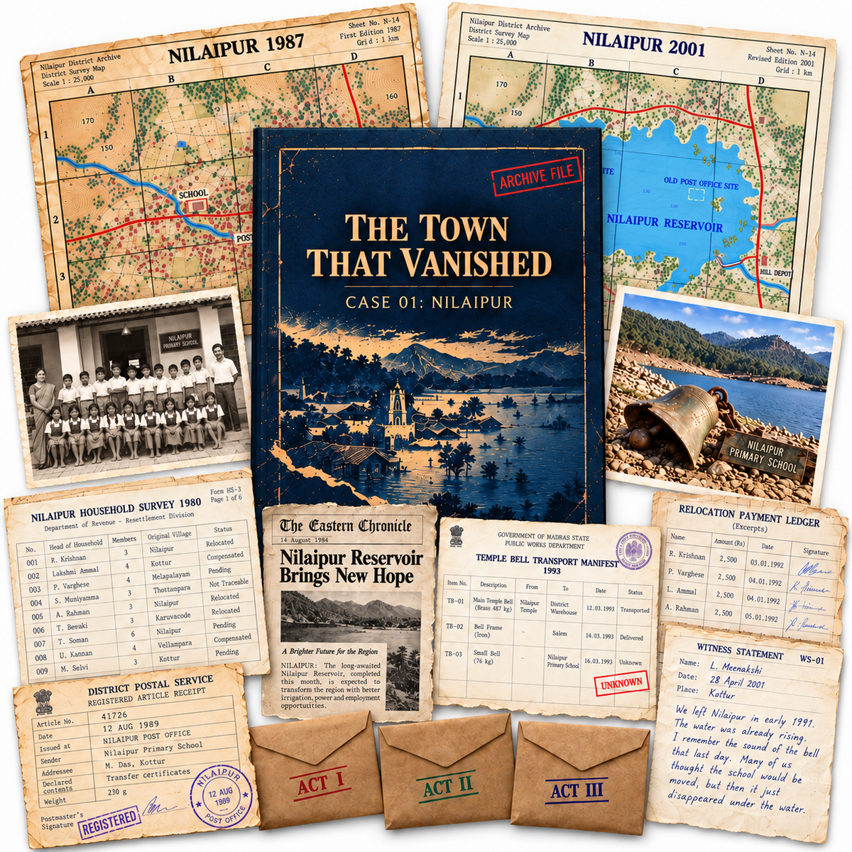 THE MYSTERY ARCHIVE (Game)- Six Case File Set