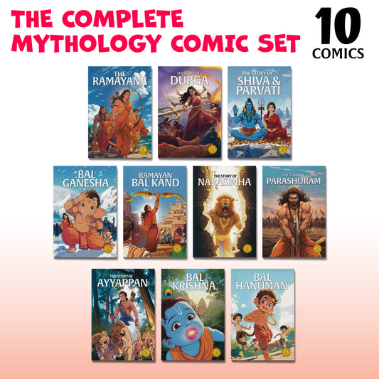 The Complete Mythology Comic Collection (English) - 10 comic book set