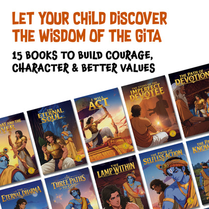 The Bhagavad Gita (English) - set of 15 comics