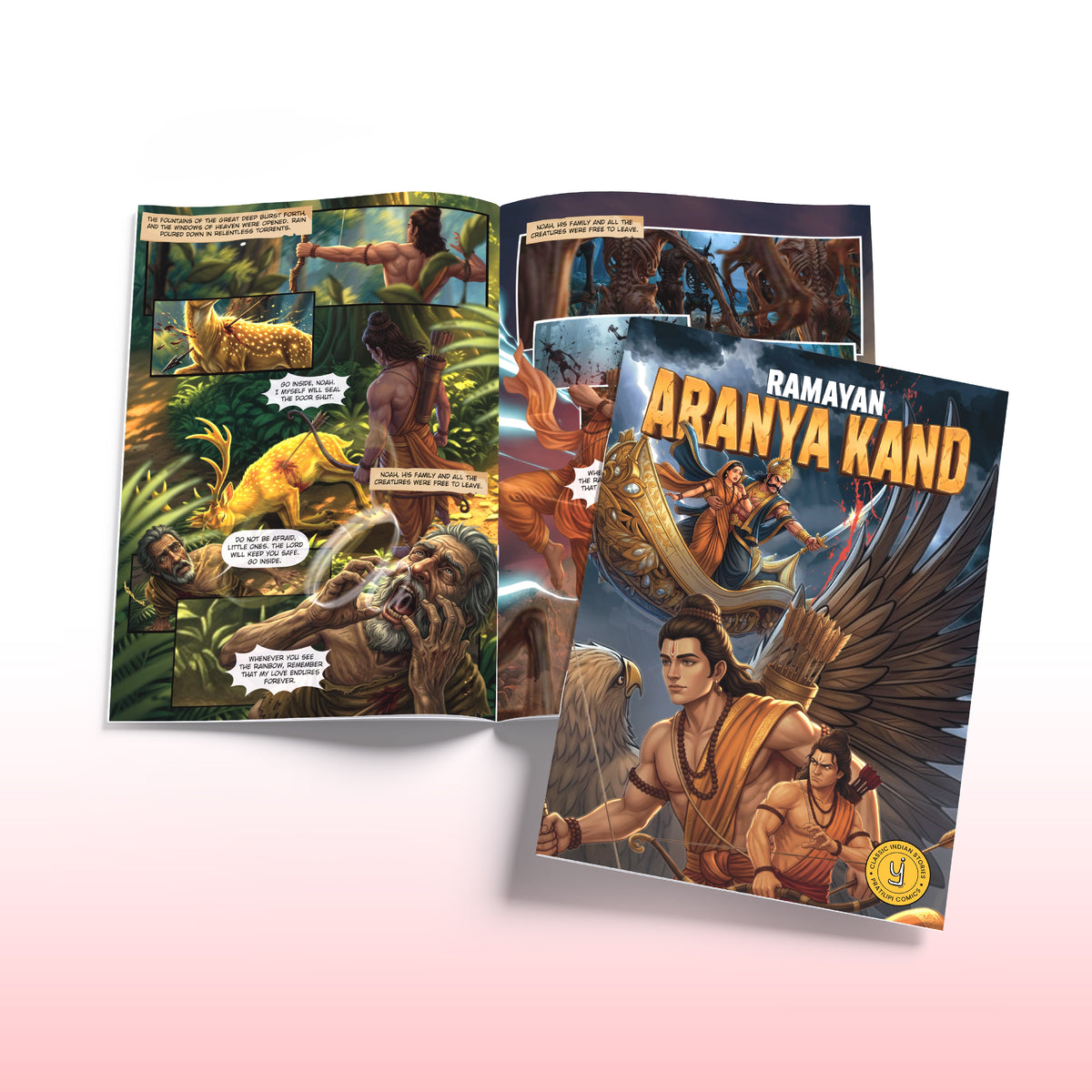 The Ramayana (English) - set of 7 comics
