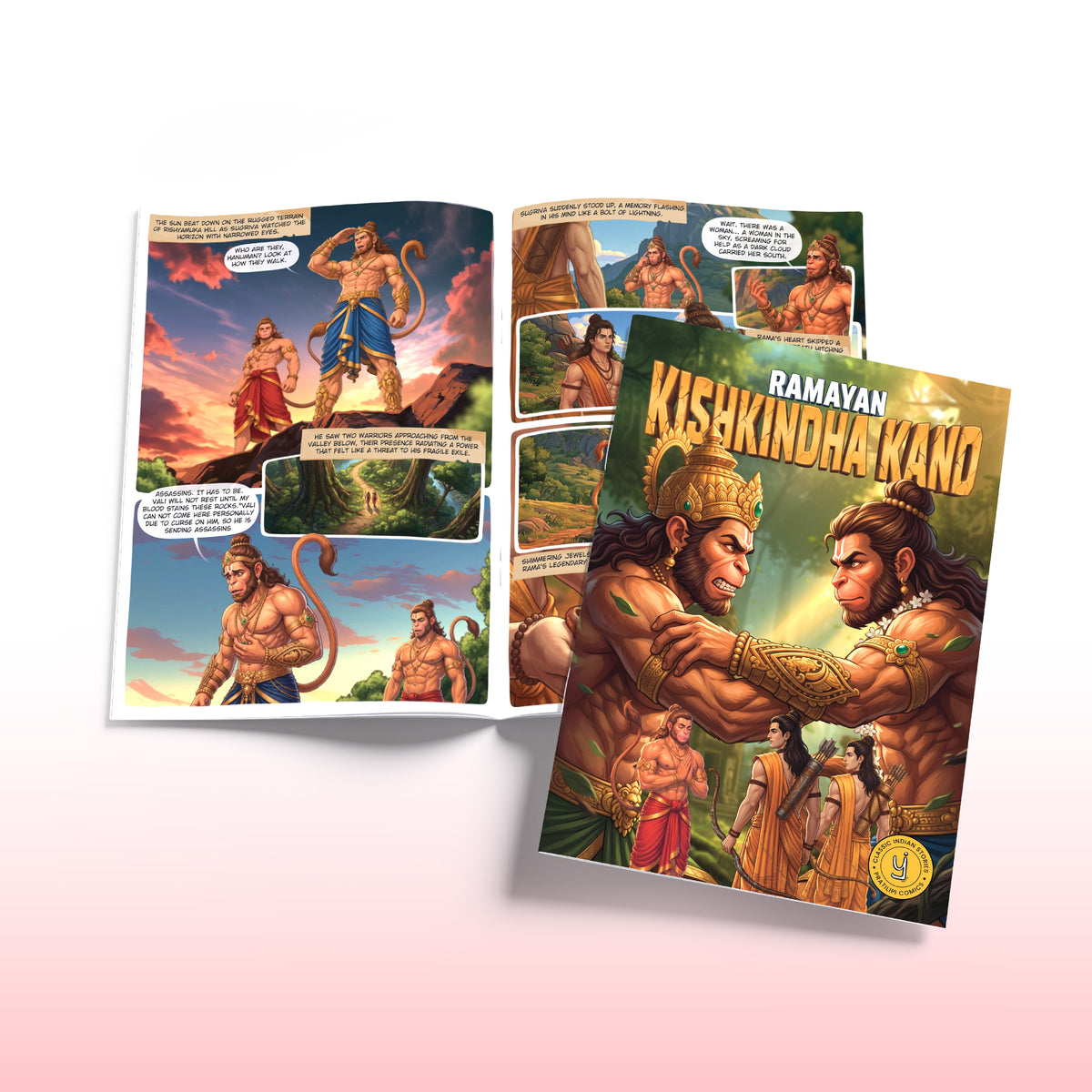 The Ramayana (English) - set of 7 comics