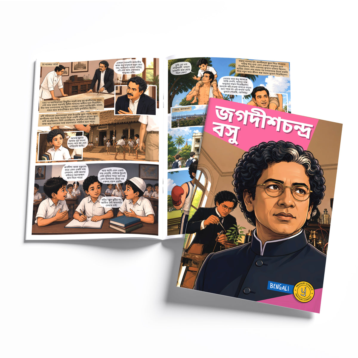 The Scientists (Bengali) - set of 15 comics
