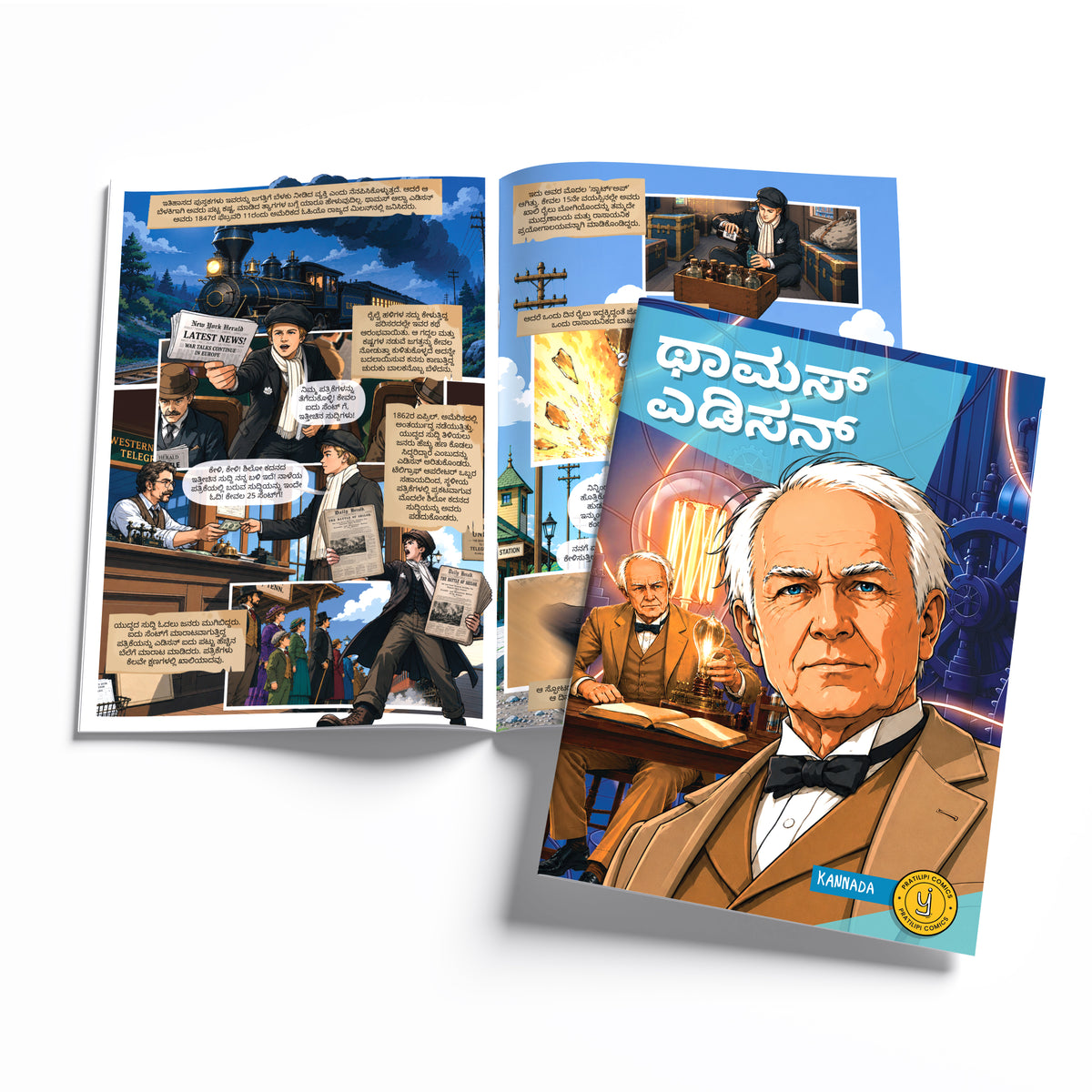 The Scientists (Kannada) - set of 15 comics